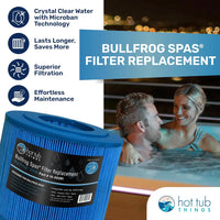 Thumbnail for Hot Tub Things 281 Microban® Filter 2-pack (Compatible 10-00281, Wellspring 18 Coreless, Pleatco PBF17 PBF17-M)