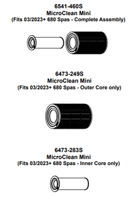 Thumbnail for 6541-460S | Sundance 680 Microclean Mini Complete Filter Assembly