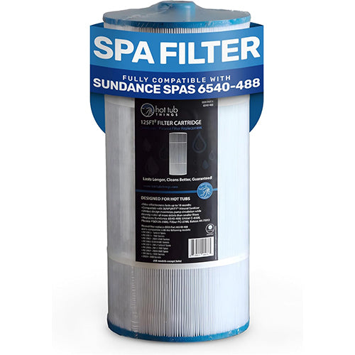 Hot Tub Things Filter (Compatible with Sundance Spas 6540-488S, Unicel C-8326, Filbur FC-2780, Pleatco PSD125-2000)