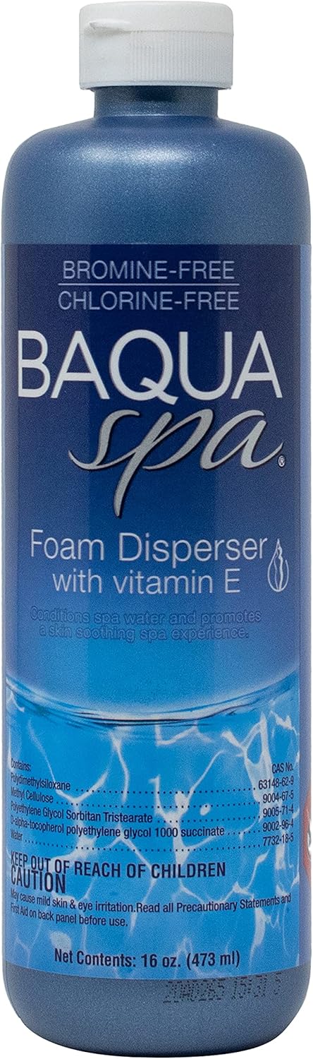 Baqua Spa Foam Disperser with Vitamin E (16 fl oz)