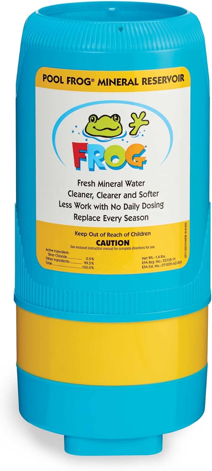 Pool FROG Model 5400 Replacement Mineral Reservoir for use in The Pool FROG Model 5400 System, FROG Sanitizing Minerals for Pools up to 40,000 gallons